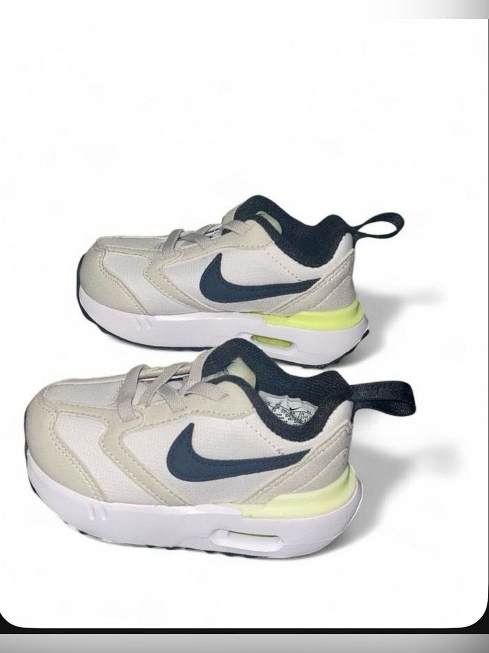 Nike Air Max Dawn GS White Black Light Bone Barley Bolt Kids size 5c